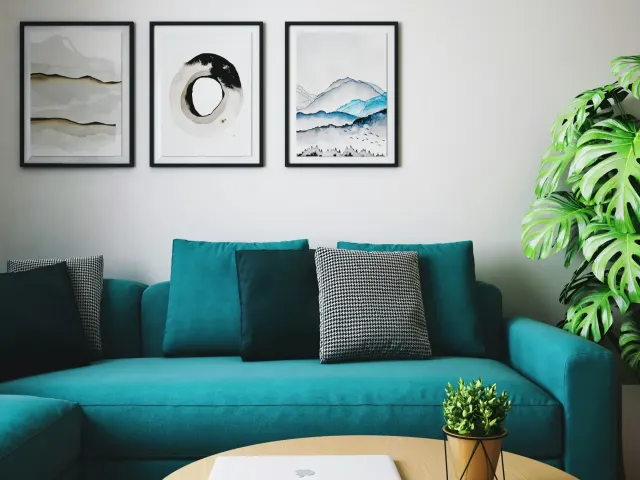 Moderner Wohn- und Schlafbereich im Apartment Cozy Loft